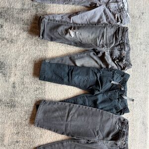 Stylish Boys Gray and Black Jeans Collection